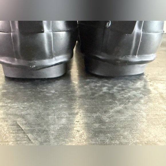 Authentic Burberry Nova Check Rain Boots Size 6.5 | Classic Plaid | Black Rubber - Picture 9 of 15